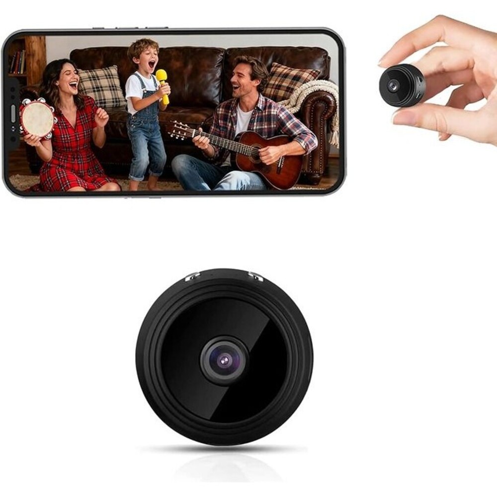 2 Pack Spy Hidden Camera 1080P WiFi Mini Wireless Home Security